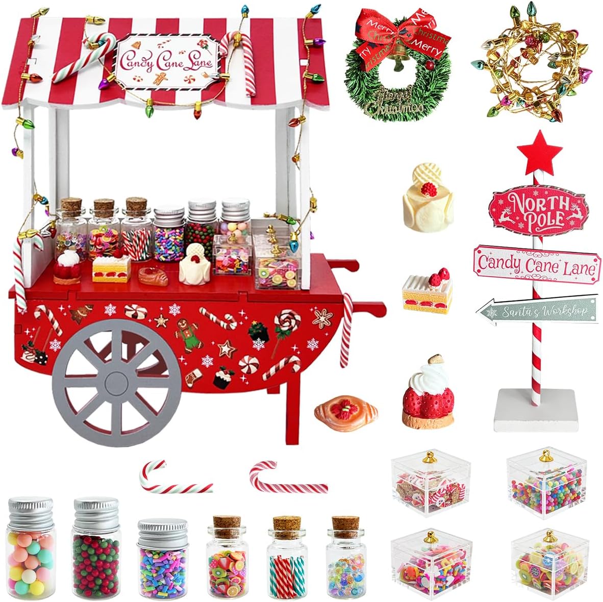 Kit créatif de Noël – 54 accessoires pour lutin