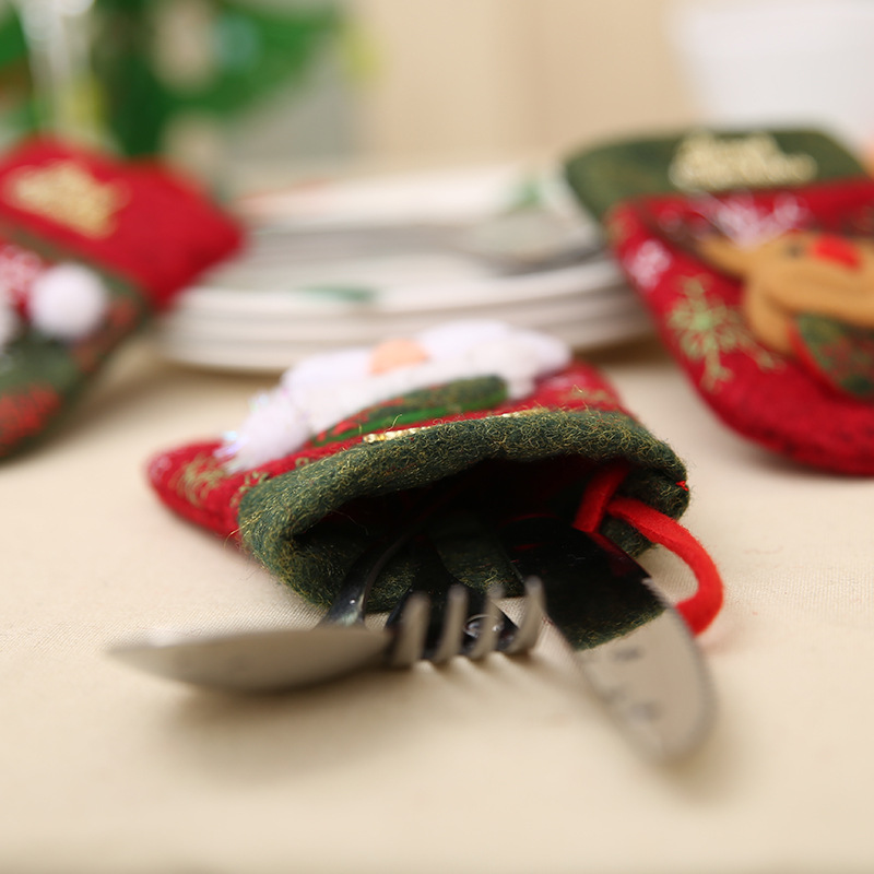 Décorations de table de Noël – quatre personnages