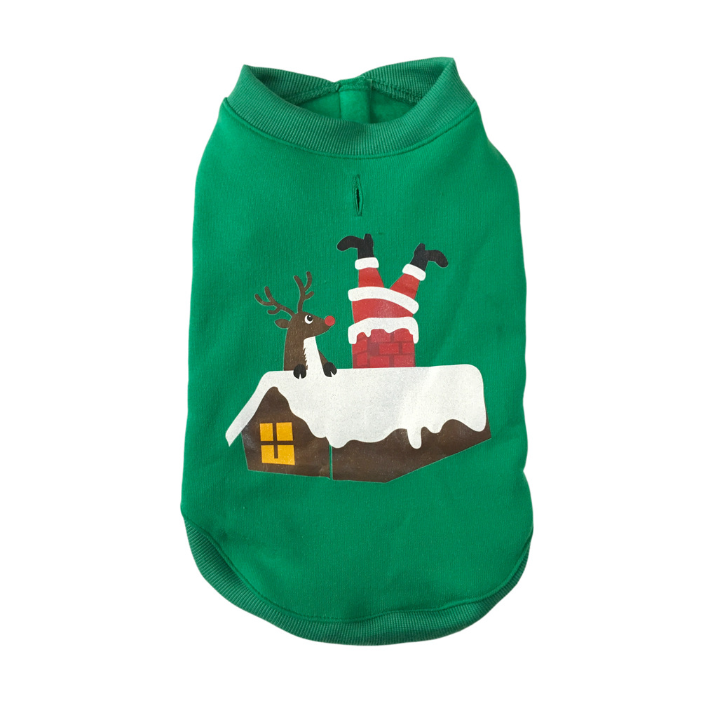 Pull de Noël pour chien motifs festifs