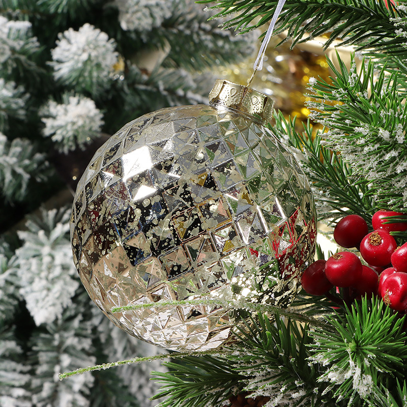Boules de Noël décoratives 10 cm – huit couleurs