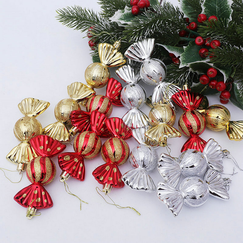 Boîte cadeau de Noël décorative métallisée – trois coloris