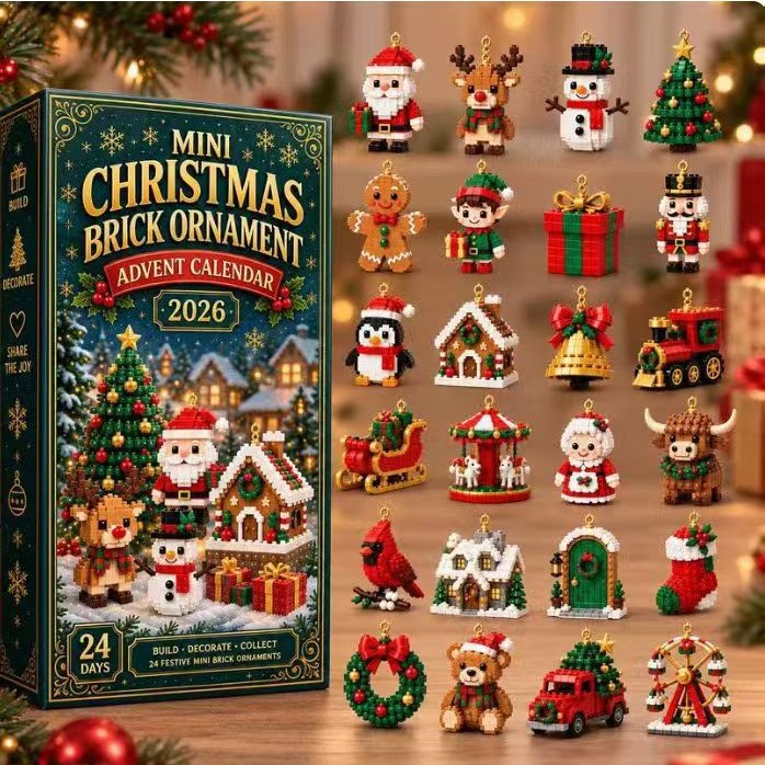 Calendrier de l’Avent de Noël à assembler – deux assortiments