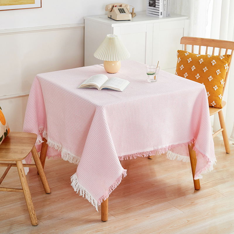 Nappe coton et lin pour table de Noël