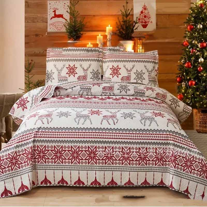 Parure de lit de Noël 3 pièces