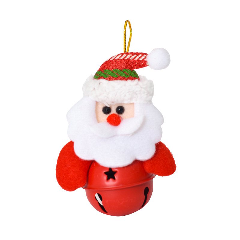 Suspensions de Noël avec clochettes – huit personnages et finitions