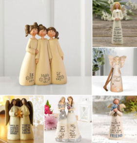 Figurines décoratives de l’amitié – six modèles
