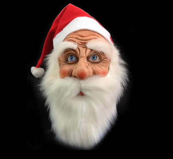 Masque de déguisement Père Noël – trois styles de barbe