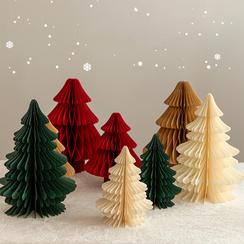 Mini sapin de Noël décoratif – 20 ou 30 cm, quatre couleurs