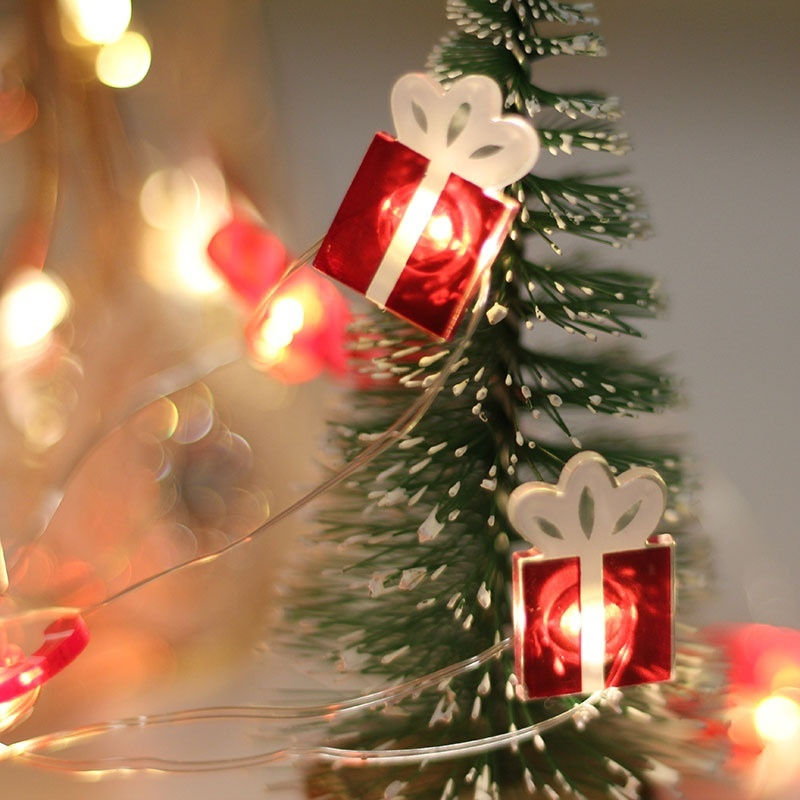 Guirlande lumineuse de Noël motifs festifs