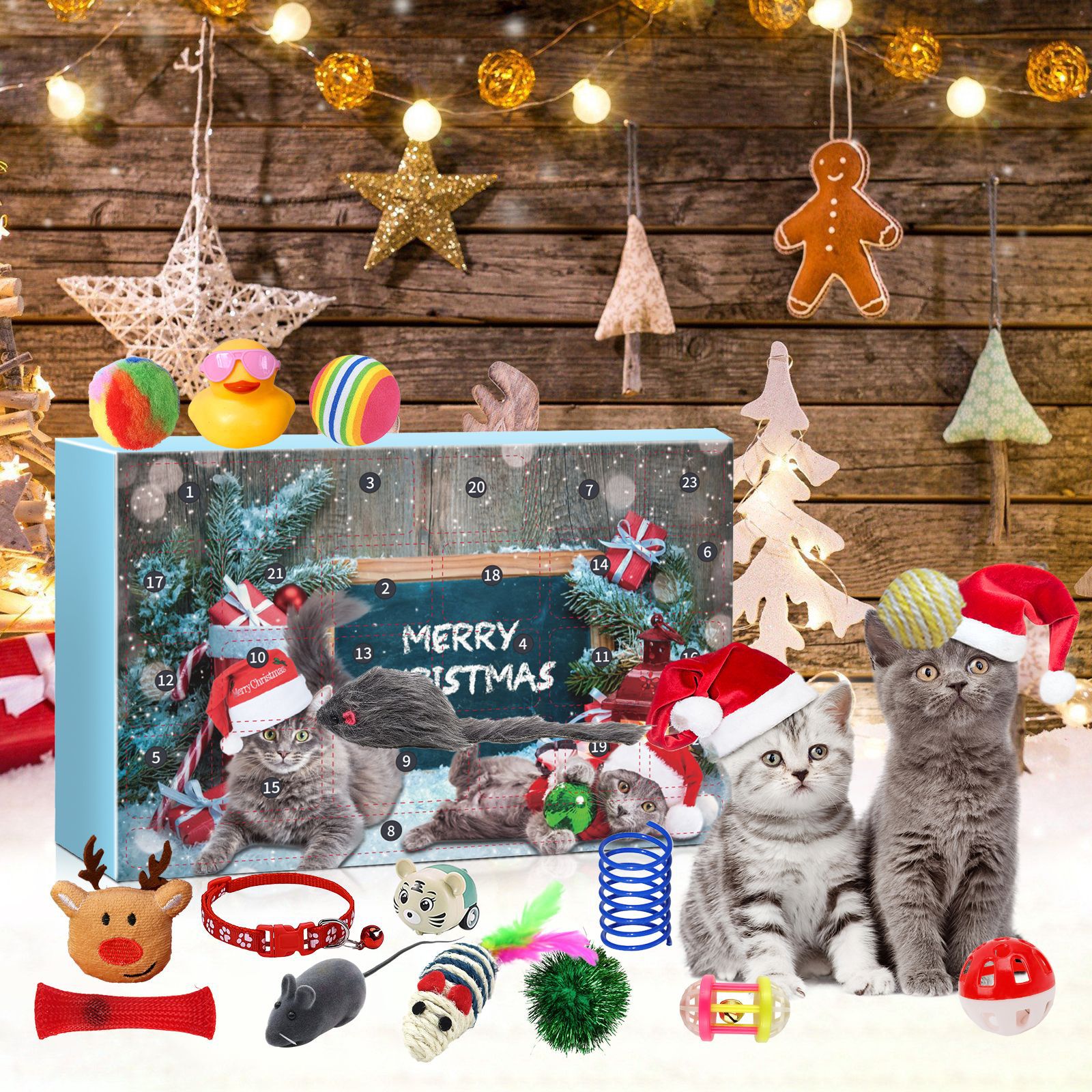 Calendrier de l’Avent thème chats – 2 modèles