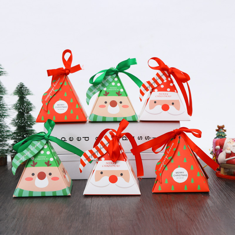 Boîtes à friandises de Noël – trois motifs, unité ou lot de 10
