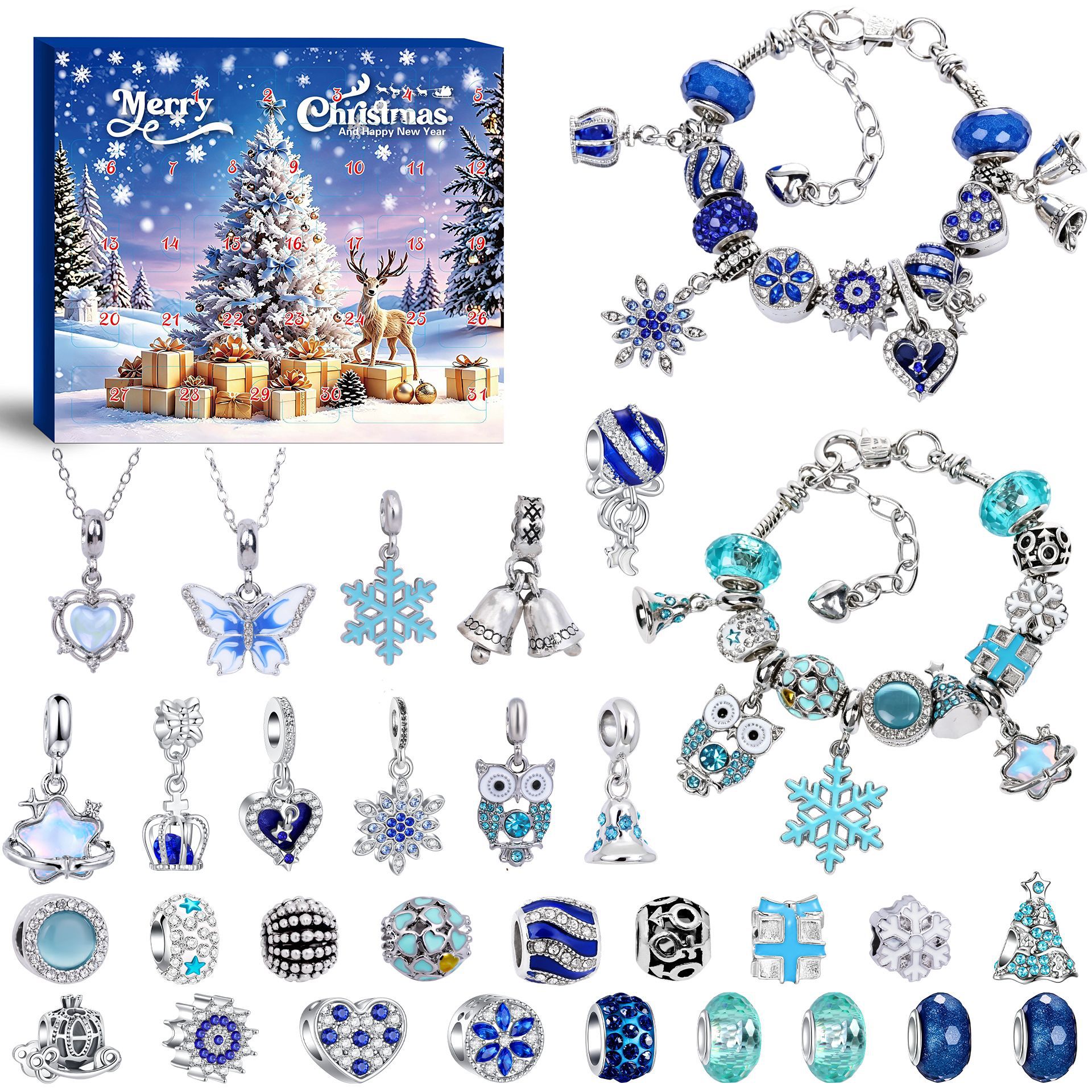 Calendrier de l’Avent bijoux créatifs – cinq versions