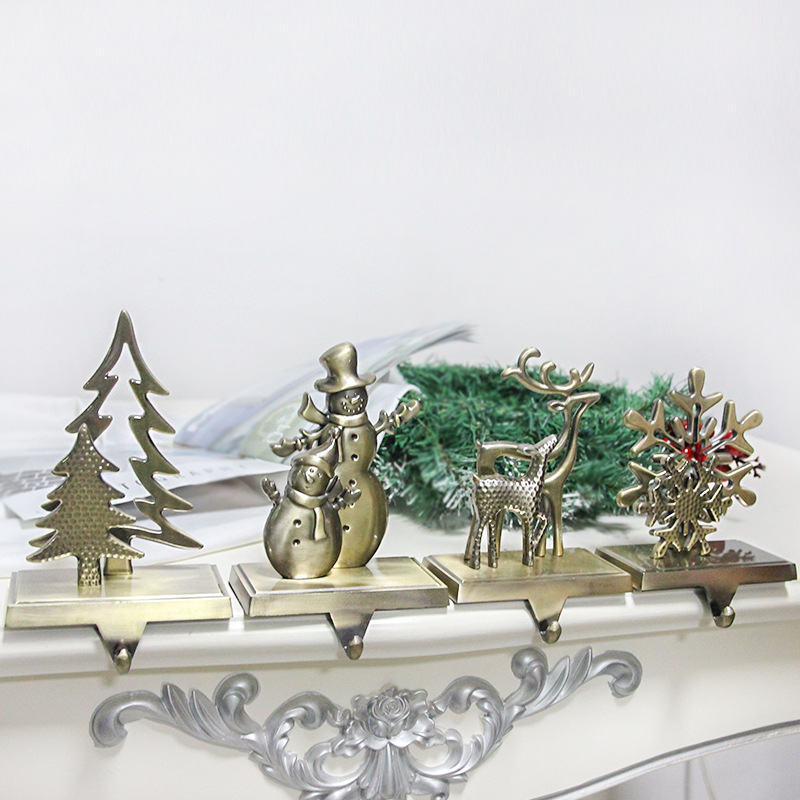 Suspensions de Noël en métal – quatre motifs ou lot de quatre