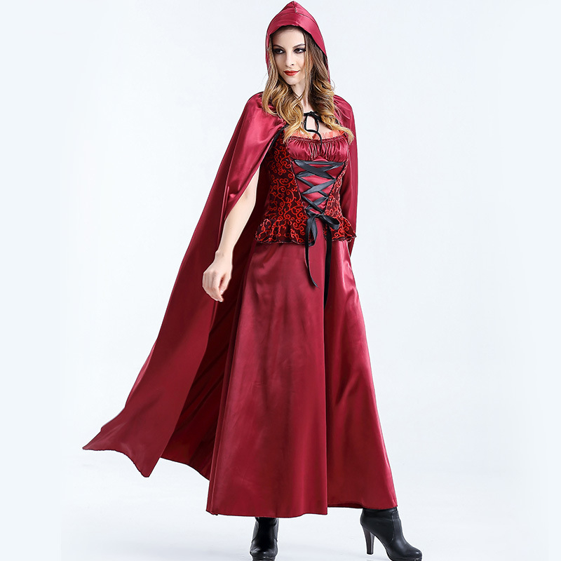 Déguisement de Noël femme Reine rouge cosplay